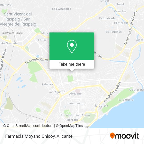 Farmacia Moyano Chicoy map