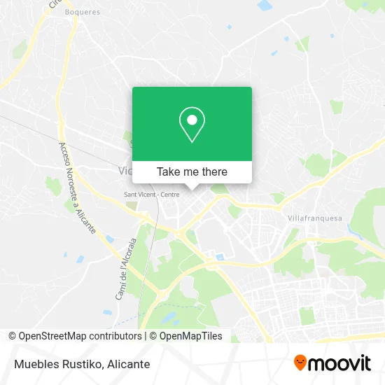 Muebles Rustiko map