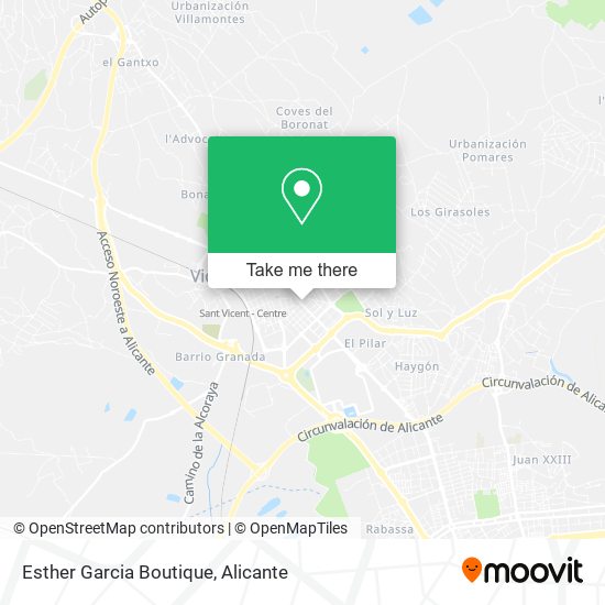 Esther Garcia Boutique map