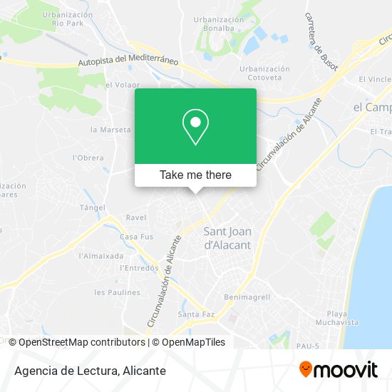 mapa Agencia de Lectura