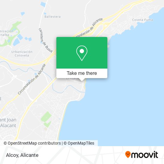 Alcoy map