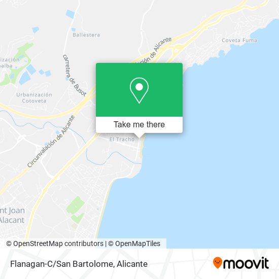 Flanagan-C/San Bartolome map