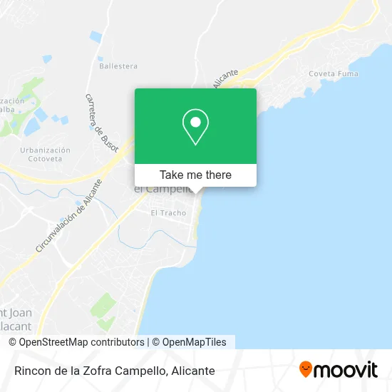 Rincon de la Zofra Campello map