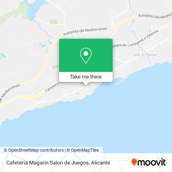 Cafeteria Magarin Salon de Juegos map