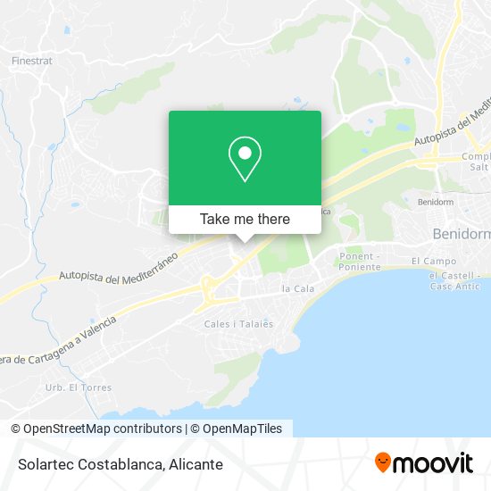 mapa Solartec Costablanca