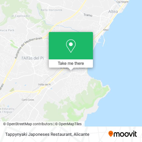 Tappynyaki Japoneses Restaurant map