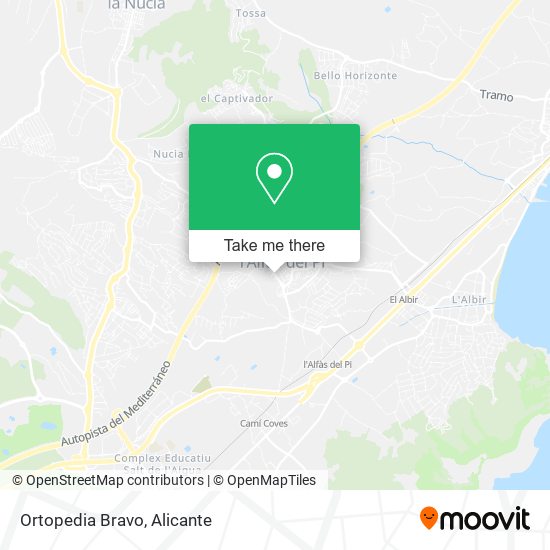 Ortopedia Bravo map