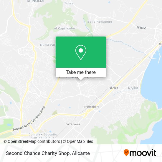 Second Chance Charity Shop map