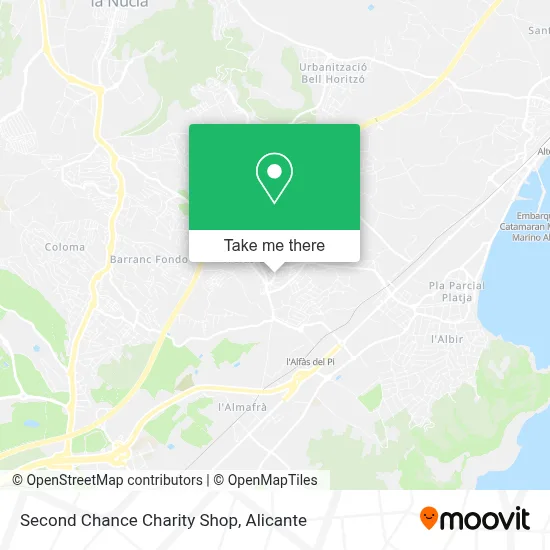 Second Chance Charity Shop map