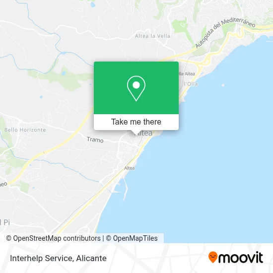 Interhelp Service map