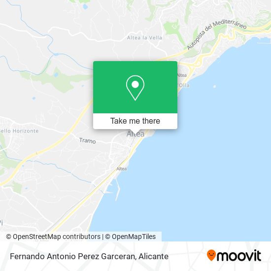Fernando Antonio Perez Garceran map
