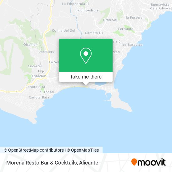 Morena Resto Bar & Cocktails map