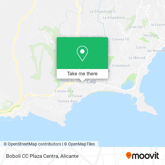 Boboli CC Plaza Centra map