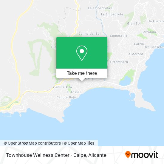 Townhouse Wellness Center - Calpe map
