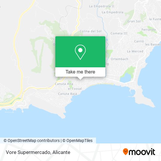 Vore Supermercado map