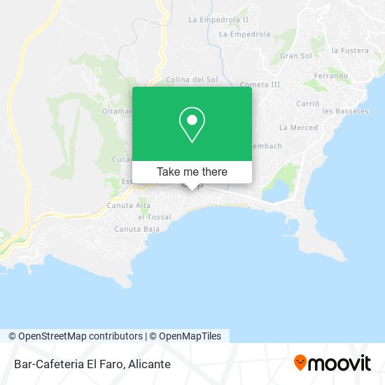 Bar-Cafeteria El Faro map