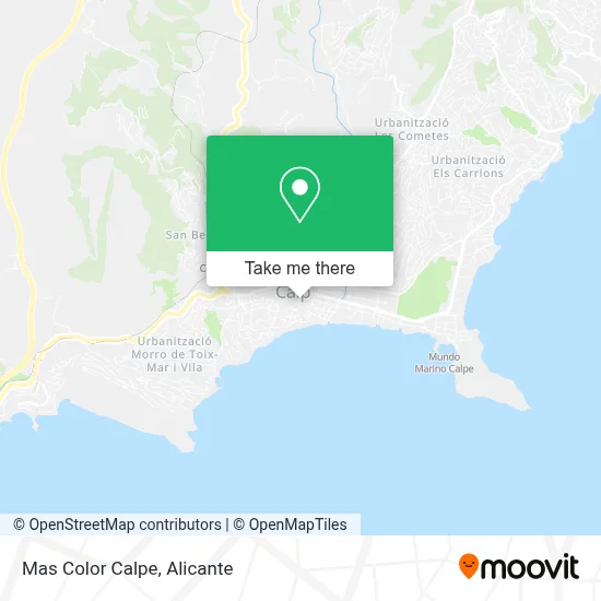 Mas Color Calpe map