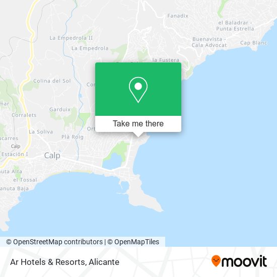 Ar Hotels & Resorts map