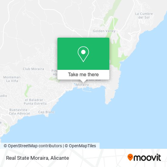 mapa Real State Moraira