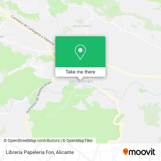 Libreria Papeleria Fon map