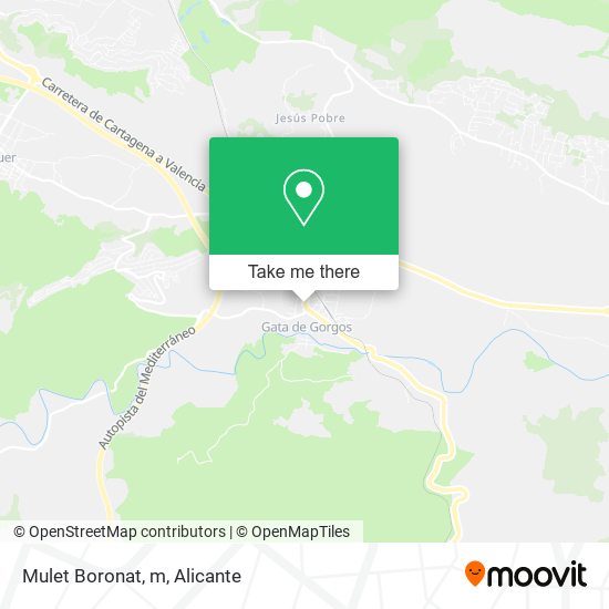 Mulet Boronat, m map