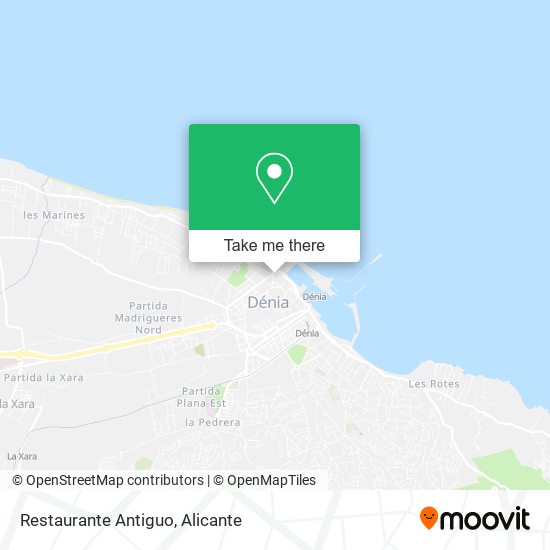 Restaurante Antiguo map