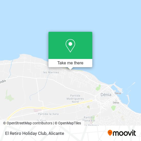 El Retiro Holiday Club map