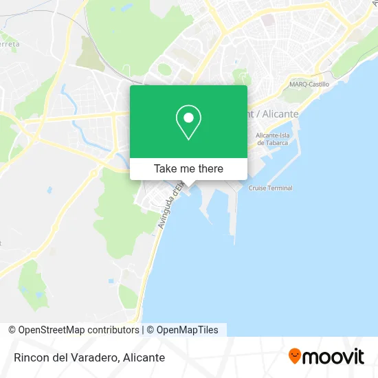Rincon del Varadero map