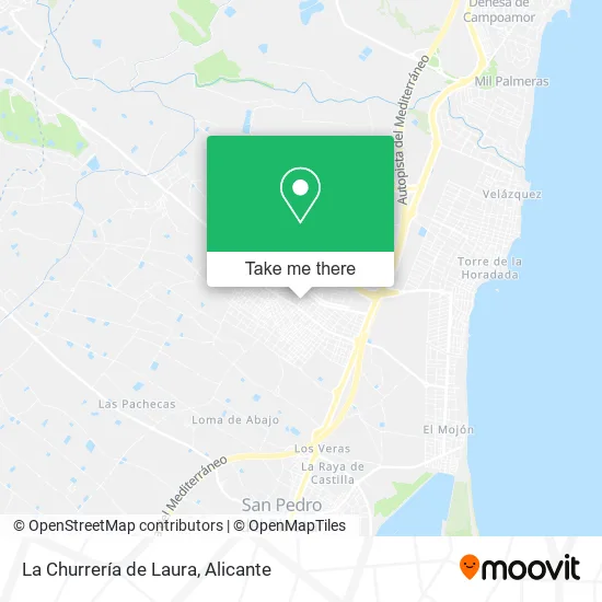 La Churrería de Laura map