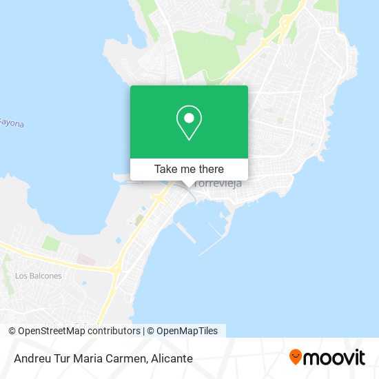 Andreu Tur Maria Carmen map