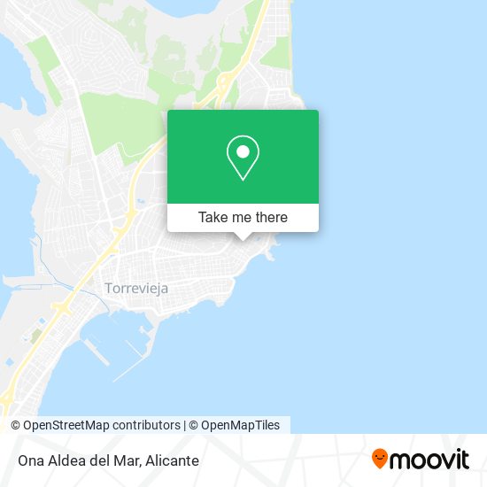 Ona Aldea del Mar map