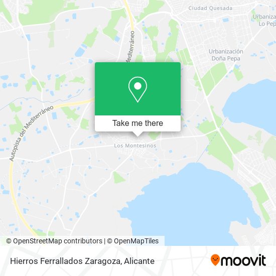 Hierros Ferrallados Zaragoza map