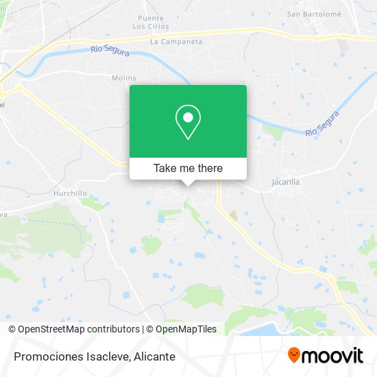 Promociones Isacleve map