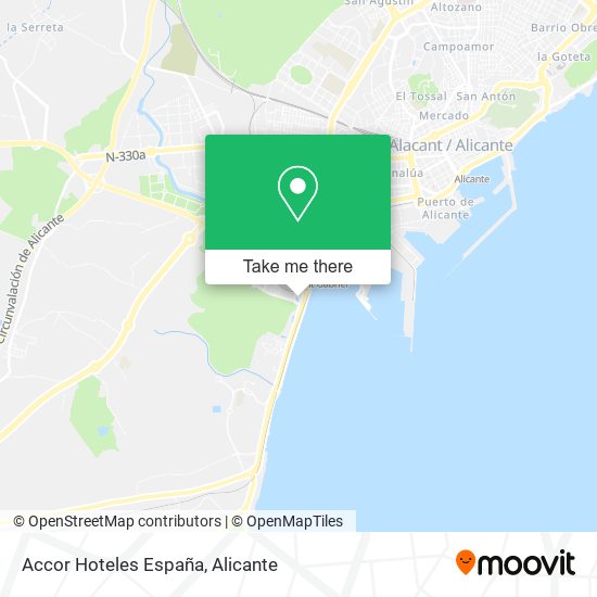 mapa Accor Hoteles España