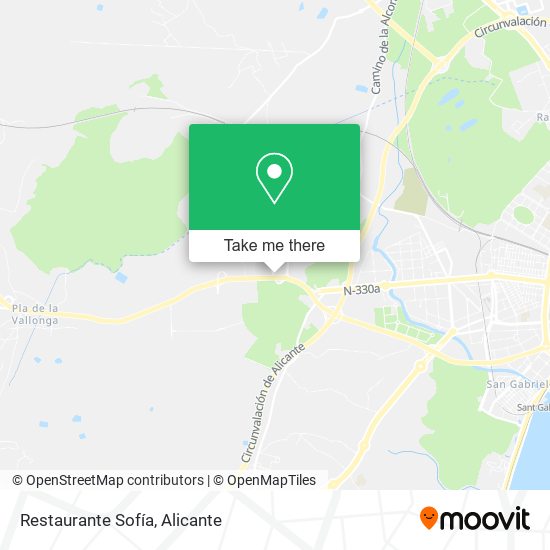 Restaurante Sofía map