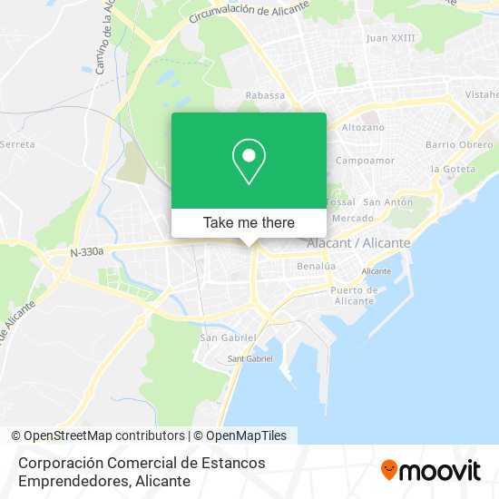 Corporación Comercial de Estancos Emprendedores map