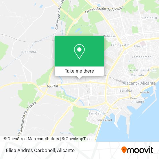 Elisa Andrés Carbonell map