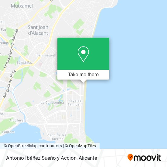 Antonio Ibáñez Sueño y Accion map