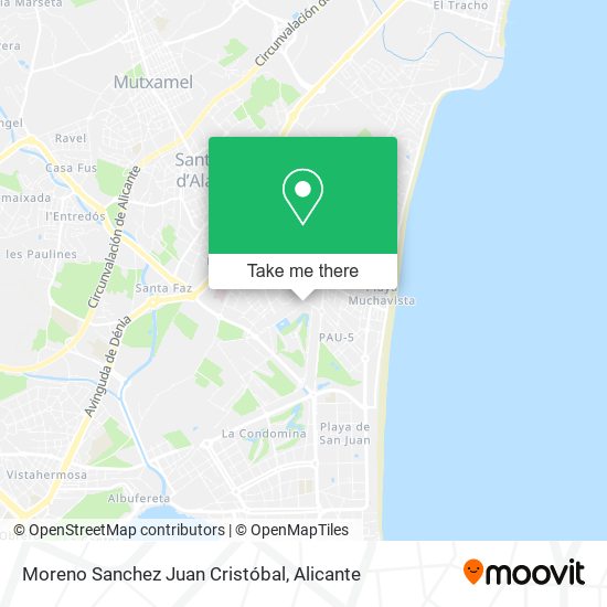 Moreno Sanchez Juan Cristóbal map