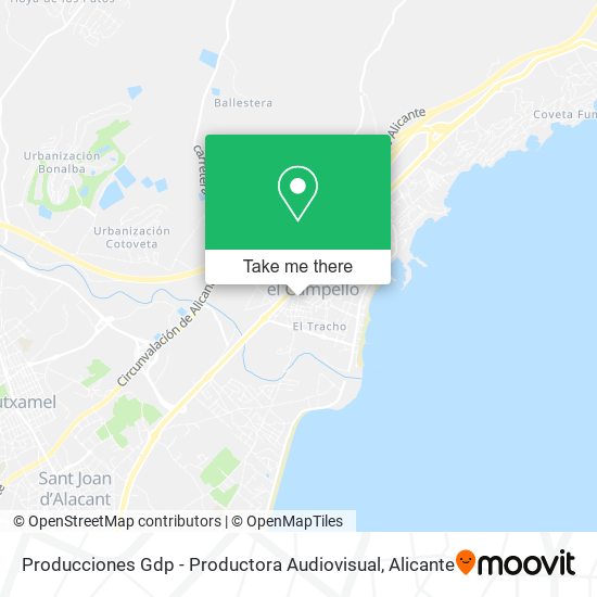 Producciones Gdp - Productora Audiovisual map