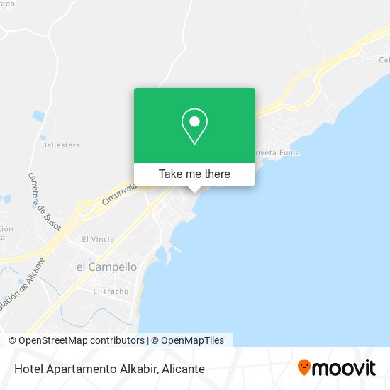 Hotel Apartamento Alkabir map