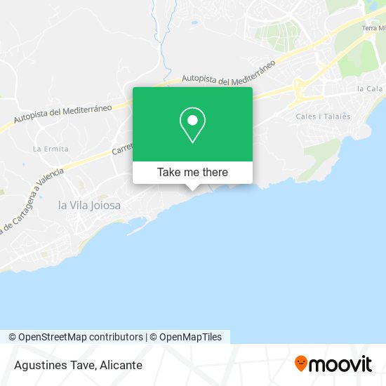 Agustines Tave map