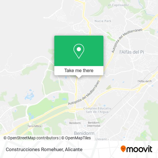 Construcciones Romehuer map