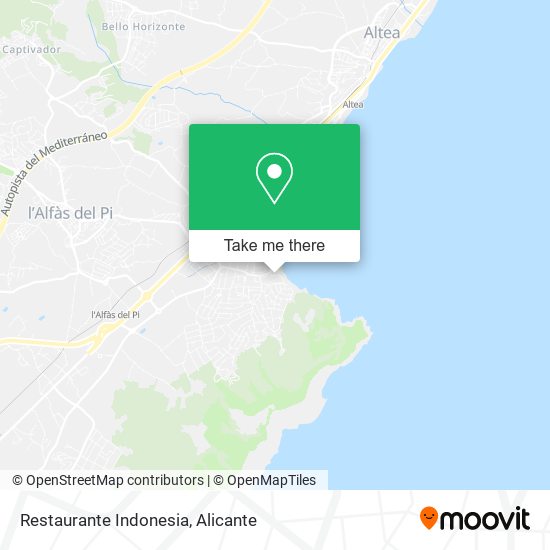 Restaurante Indonesia map