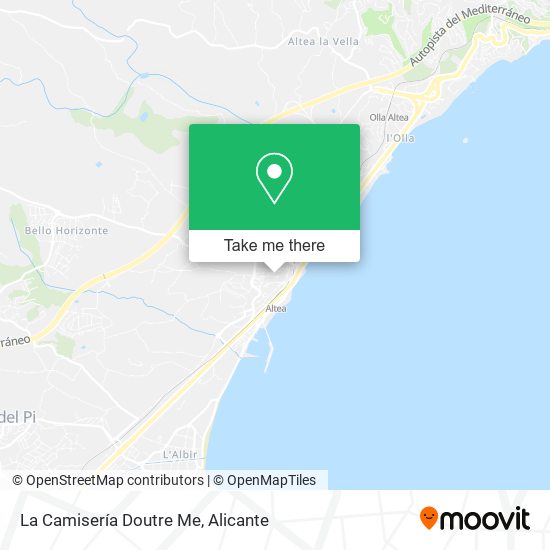 La Camisería Doutre Me map