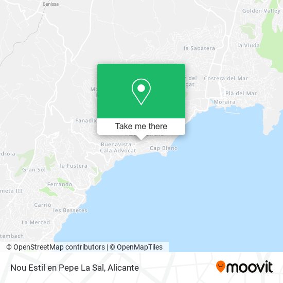 Nou Estil en Pepe La Sal map
