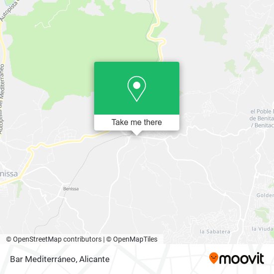 Bar Mediterráneo map