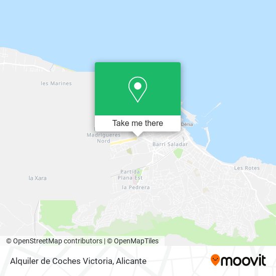 Alquiler de Coches Victoria map