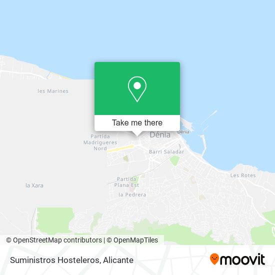 Suministros Hosteleros map