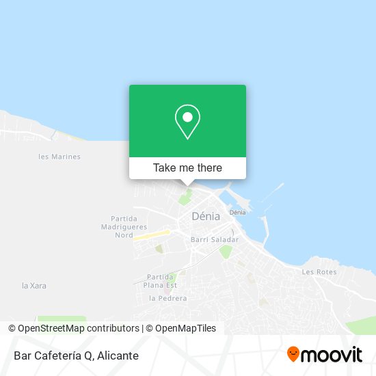 Bar Cafetería Q map